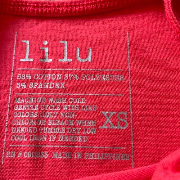 Red tank top from lilu - Picture 2 of 2